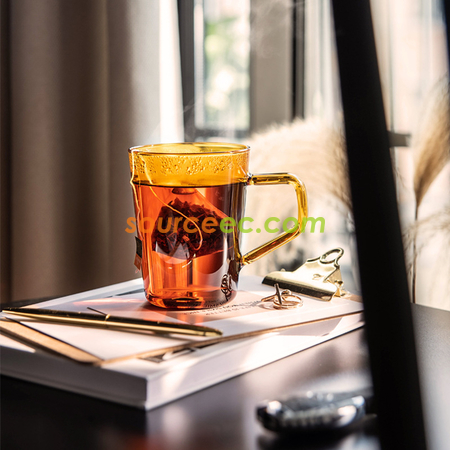 Customization Colorful Glass Mug Corporate Gifts