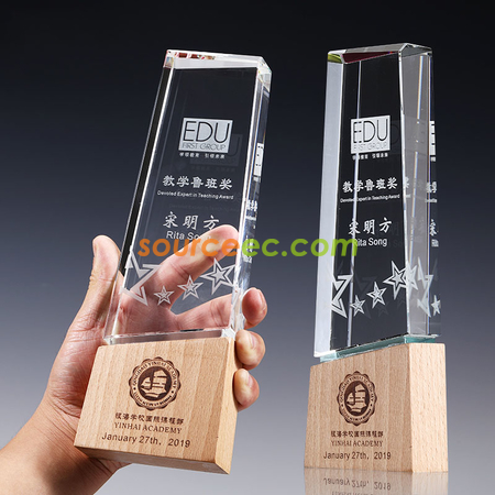 Customization Crystal Trophy Corporate Gifts
