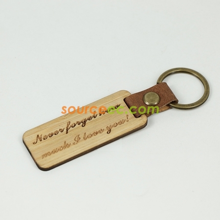 Customization Wooden Keychain Corporate Gifts