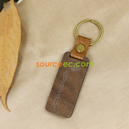 Customization Wooden Keychain Corporate Gifts