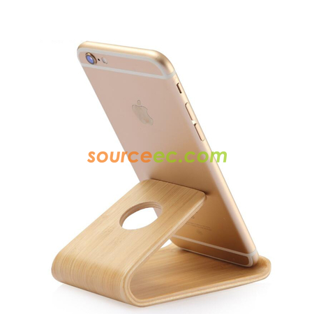 Customization Solid Wood Creative Mobile Phone/Tablet Stand Corporate Gifts