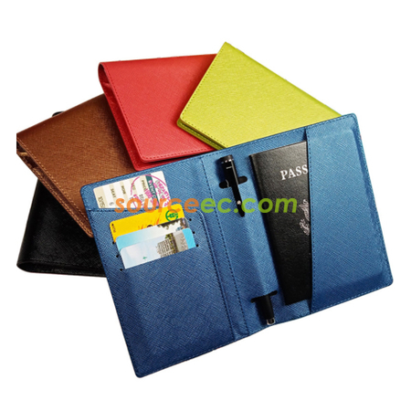 Customization PU Passport Holder Corporate Gifts