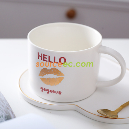 Customization Coffee Cup And Saucer Set Corporate Gifts