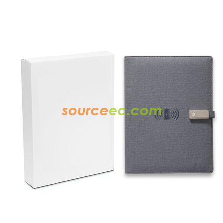 Customization Wireless charging notebook Corporate Gifts