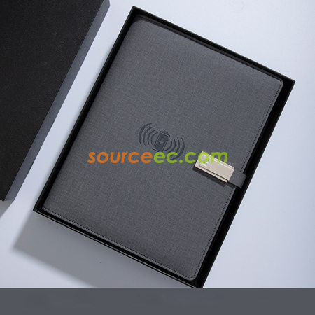Customization Wireless charging notebook Corporate Gifts