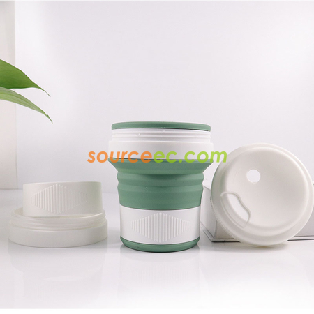 Customization 450ML Silicone Collapsible Coffee Cup Corporate Gifts