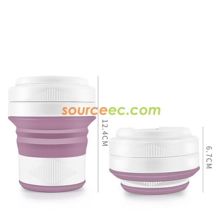 Customization 450ML Silicone Collapsible Coffee Cup Corporate Gifts