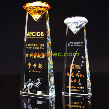 Customization Crystal Trophy Corporate Gifts