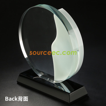 Customization White Porcelain Jade Crystal Award Trophy Corporate Gifts