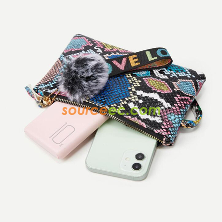 Pu Snake Pattern Handbag