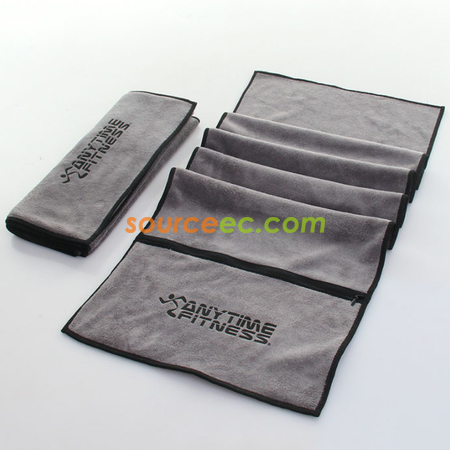 Customization Gym Towel with Zipper Pocket Corporate Gifts