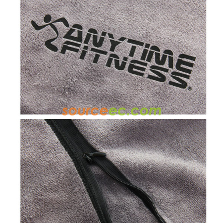 Customization Gym Towel with Zipper Pocket Corporate Gifts
