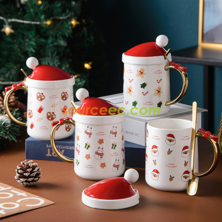Customization Christimas Ceramic Mug Corporate Gifts
