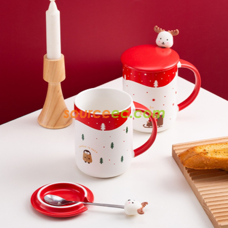 Customization Christimas Ceramic Mug Corporate Gifts