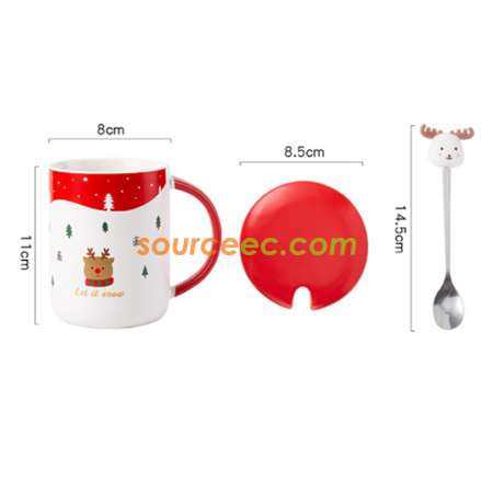 Customization Christimas Ceramic Mug Corporate Gifts