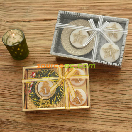 Customization Christmas Decorative Candles Corporate Gifts