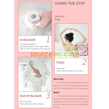 Customization Bath Ball Salt Corporate Gifts