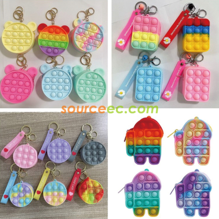 Customization Pop It Keychain Corporate Gifts