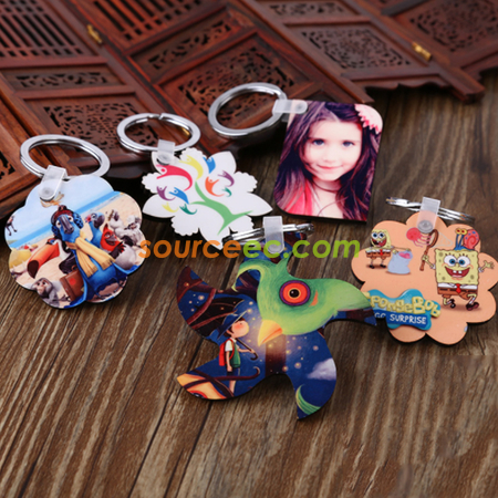 Customization Wooden Keychain Corporate Gifts