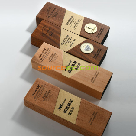 Customization Wood Trophy Corporate Gifts