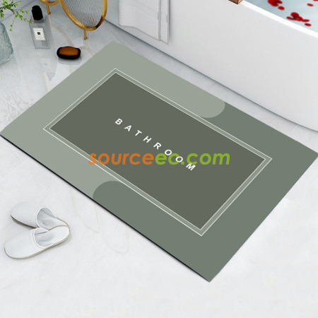 Customization Diatomaceous Earth Absorbent Fast Drying Bath Mat Corporate Gifts