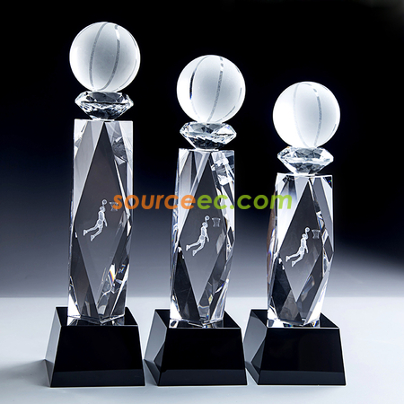 Customization Basketball Crystal Seat Corporate Gifts
