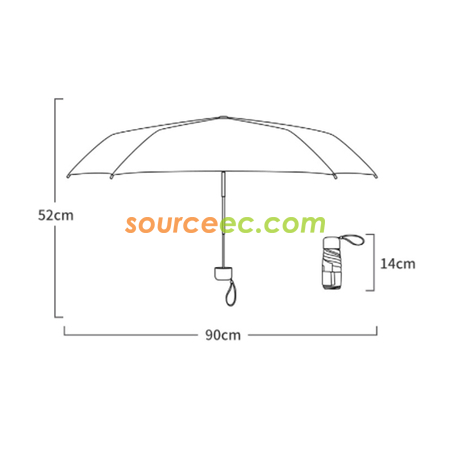 Customization Pocket Umbrella Corporate Gifts