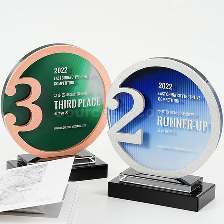 Customization Metal Crystal Trophy Corporate Gifts