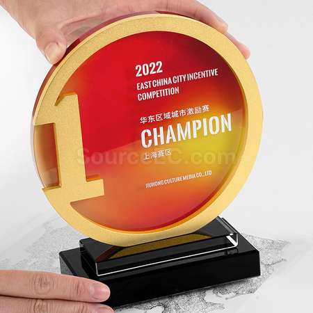 Customization Metal Crystal Trophy Corporate Gifts