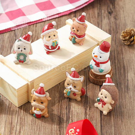 Customization Mini Christmas Resin Ornaments Corporate Gifts