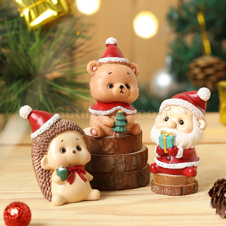 Customization Mini Christmas Resin Ornaments Corporate Gifts