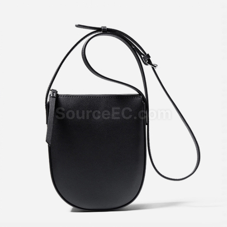 Customization Leather Shoulder Bucket Bag Corporate Gifts