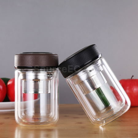 Customization Double-layer Glass Cup Corporate Gifts
