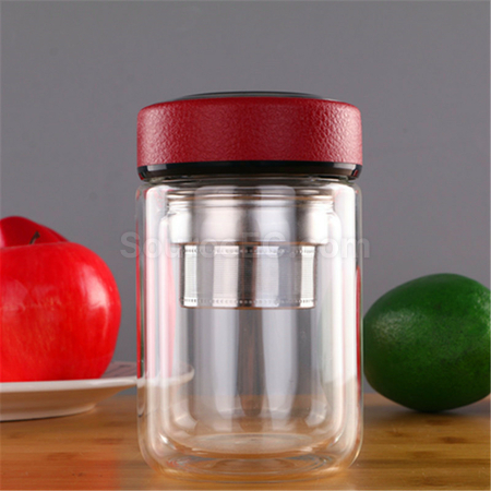 Customization Double-layer Glass Cup Corporate Gifts