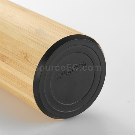 Customization Portable Bamboo Shell Thermos Cup With Cover Corporate Gifts
