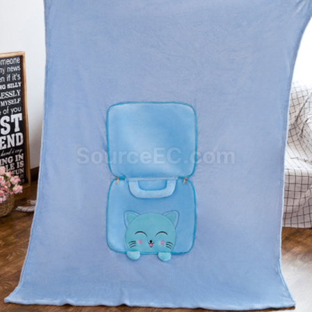 Customization Car Pillow Blanket Corporate Gifts