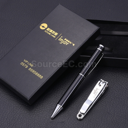 Customization Signature Pen Nail Clipper Set Corporate Gifts