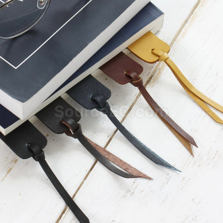 Customization Leather retro bookmark Corporate Gifts