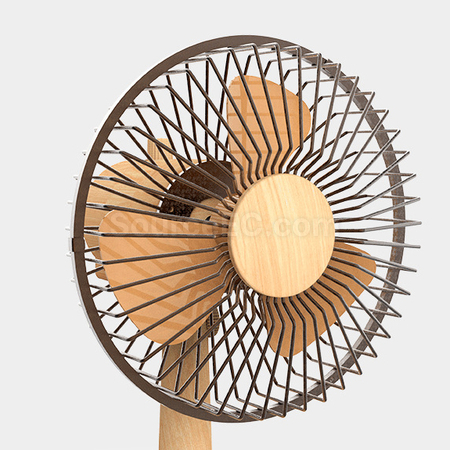 Customization Wood Grain Mini Fan Corporate Gifts