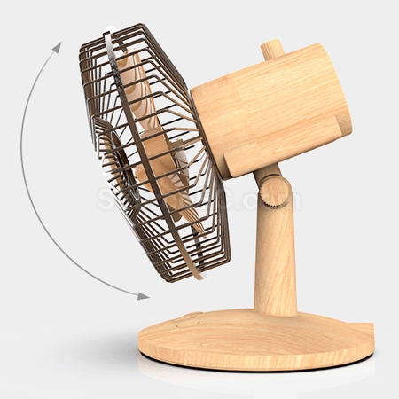 Customization Wood Grain Mini Fan Corporate Gifts