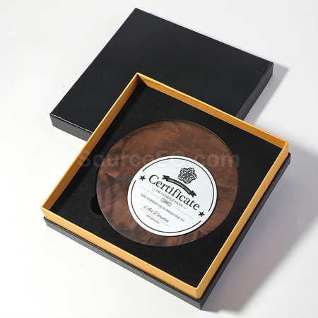 Customization Black Walnut Medal Corporate Gifts