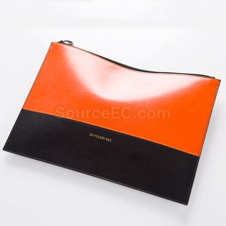 Customization PU A4 Zip Folder Corporate Gifts