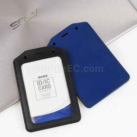 Customization PU Badge Holder with Lanyard Corporate Gifts