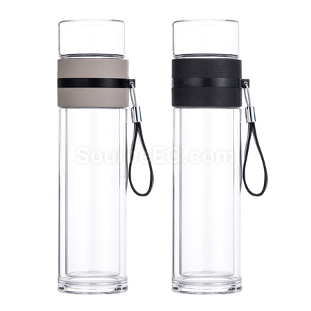 Customization Portable Glass Mug with Infuser Corporate Gifts