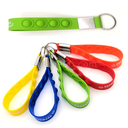 Customization Pop It Fidget Keychain Corporate Gifts