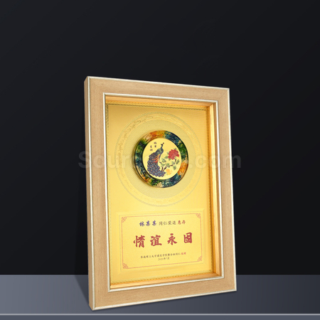 Customization Glazed Solid Wood Medal Corporate Gifts