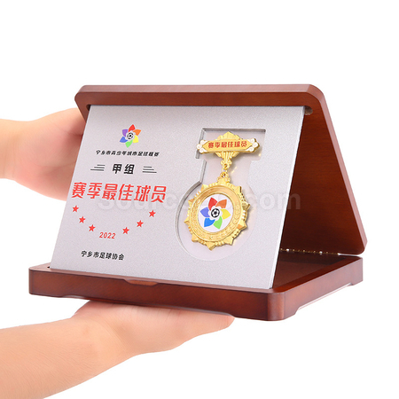 Customization Foldable Wooden Medal Corporate Gifts