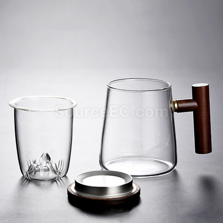 Customization Double-Layer Glass With Lid Corporate Gifts