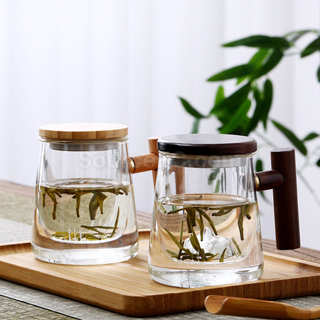 Customization Double-Layer Glass With Lid Corporate Gifts