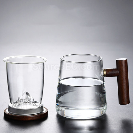 Customization Double-Layer Glass With Lid Corporate Gifts